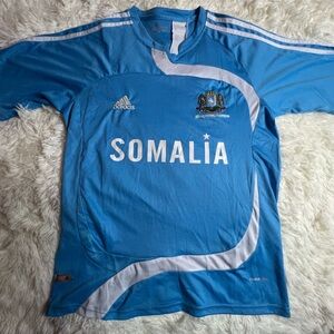 Adidas Somalia National Team Soccer Jersey - ClimaCool - XL - Blue/White